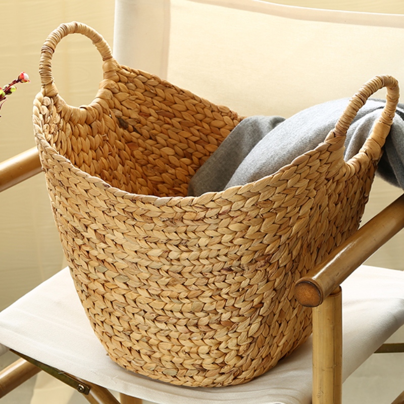 Sæt med 3 husindretning vandhyacintkurv