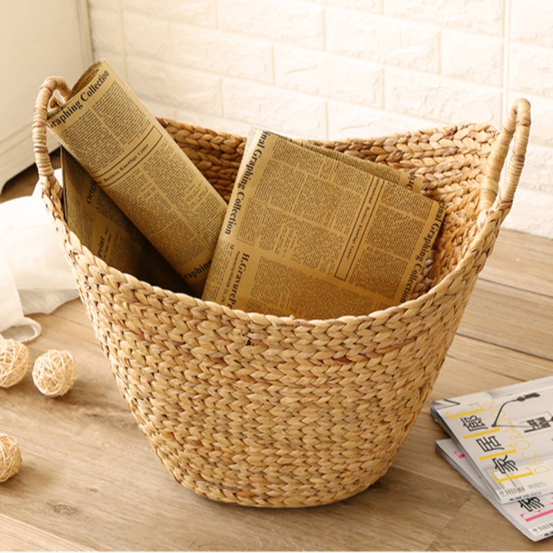 Sæt med 3 husindretning vandhyacintkurv