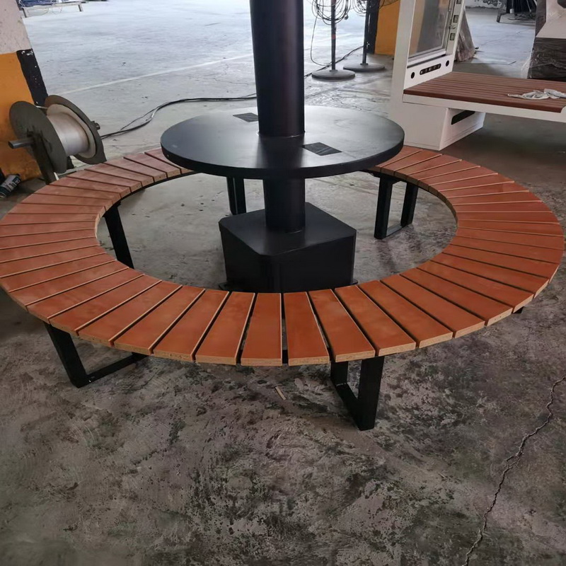 Mobiltelefonopladningsstation Hvile Brug tilpassede farver Urban Smart Sæder