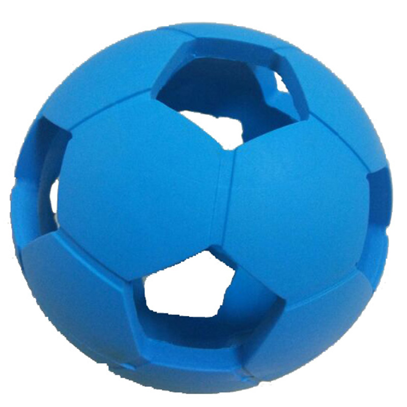 Holdbart gummi hul kugle hund tygge legetøj interaktivt kæledyr legetøj
