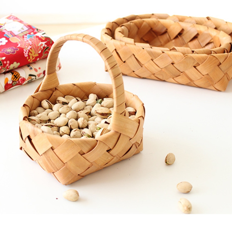 Home Decor trækurv med håndtag