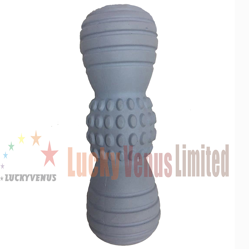 Sjov gummi jordnøddehund tygge legetøj dispenser til langsom mad fødevarer