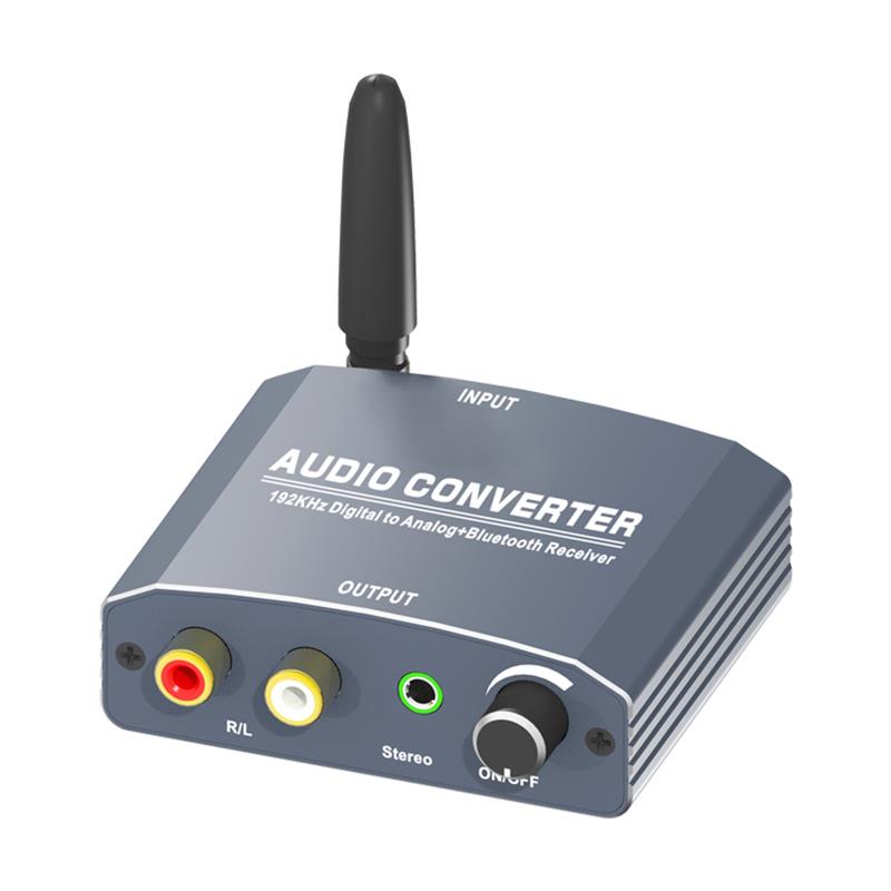 Digital til analog lydkonverter med Bluetooth-modtagerunderstøttelse 192KHz