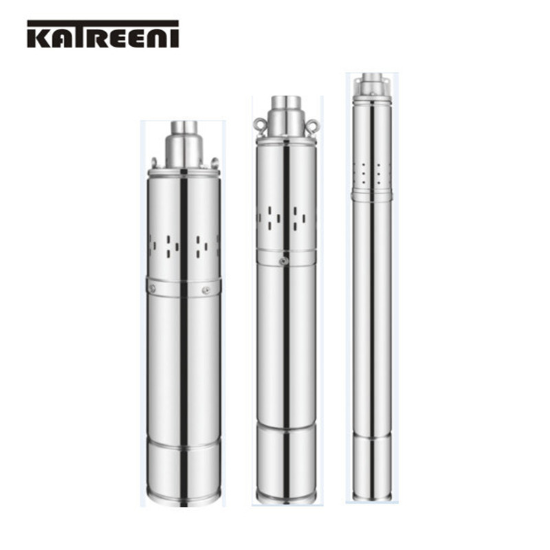 2 tommer dybt brønde borehul nedsænkbar skruevandspumpe 2qgd til solpumpesystem