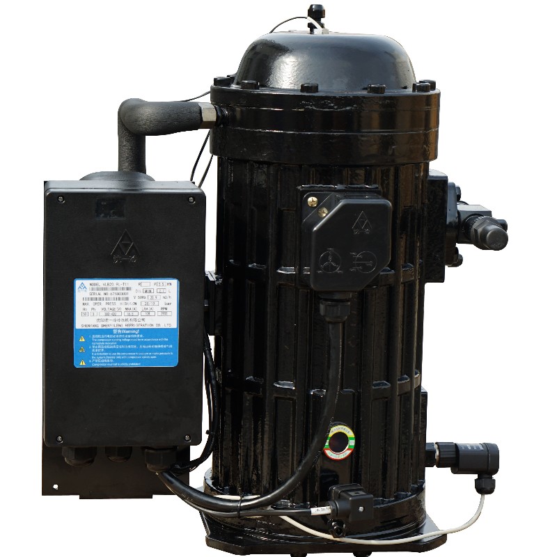 VLB-SERIE LAVTEMPERATUR-SERIE SEMI-HERMETISK RULLKOMPRESSOR (VLB T11-FORBEDRET VAPORINJEKTION)
