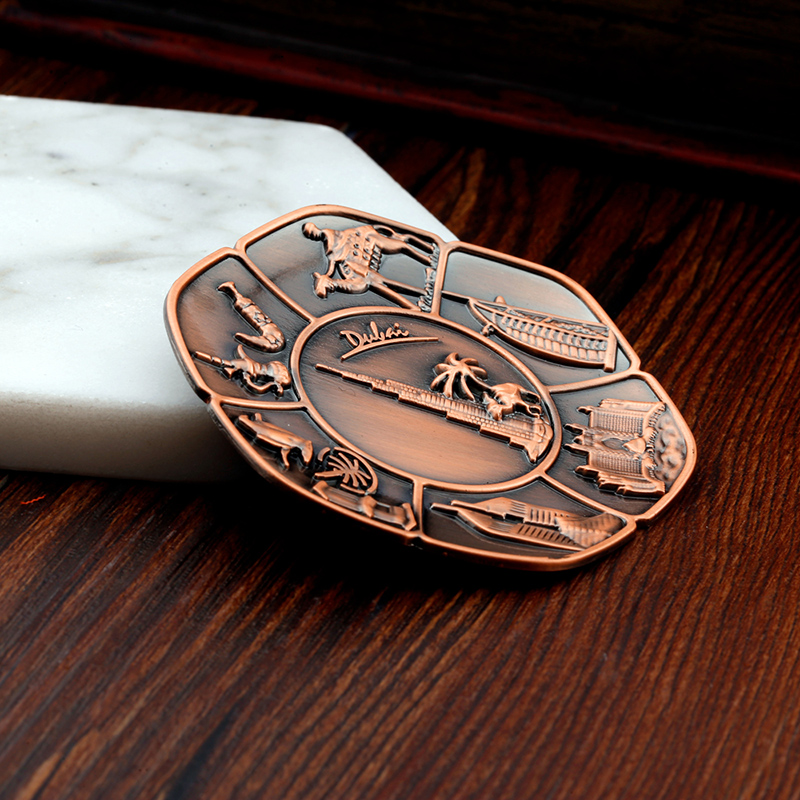 Metal Dubai Souvenir Magnet