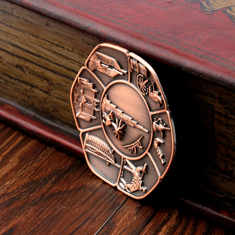 Metal Dubai Souvenir Magnet