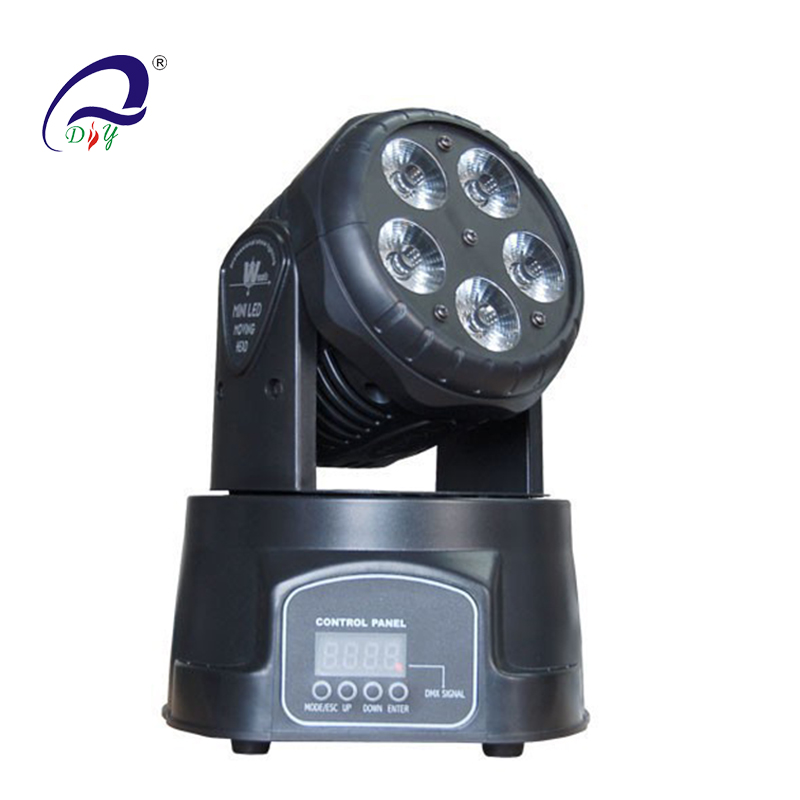 PL-12 5*15W RGBWA LED Mini Flytning Head Wash Light