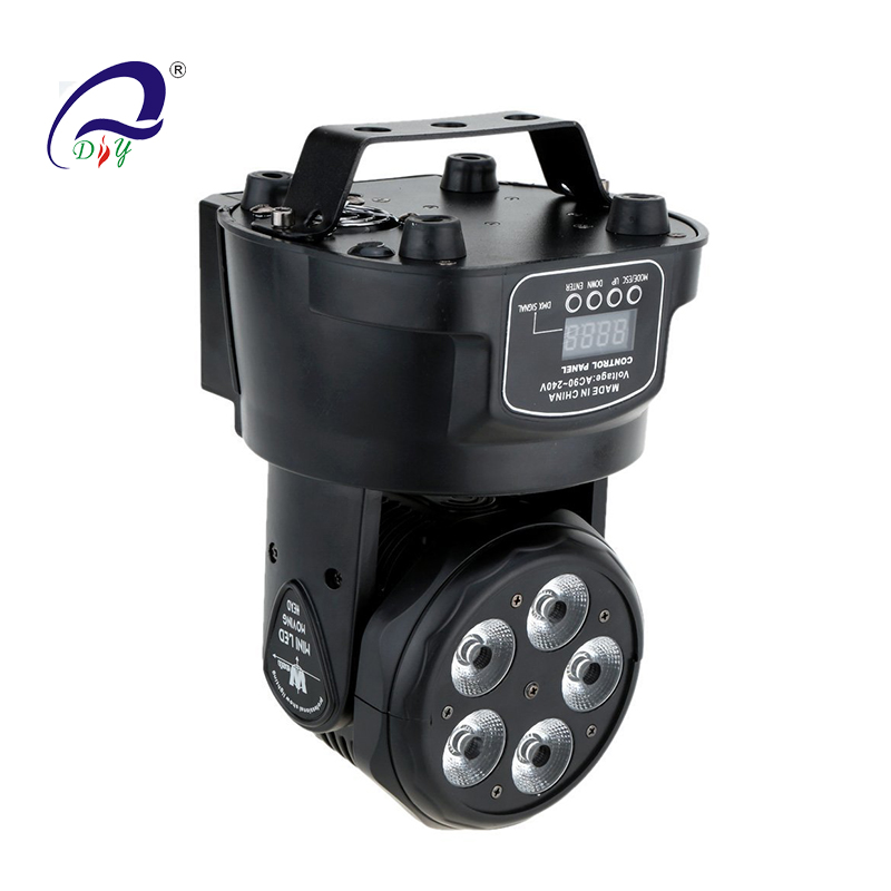 PL-12 5*15W RGBWA LED Mini Flytning Head Wash Light
