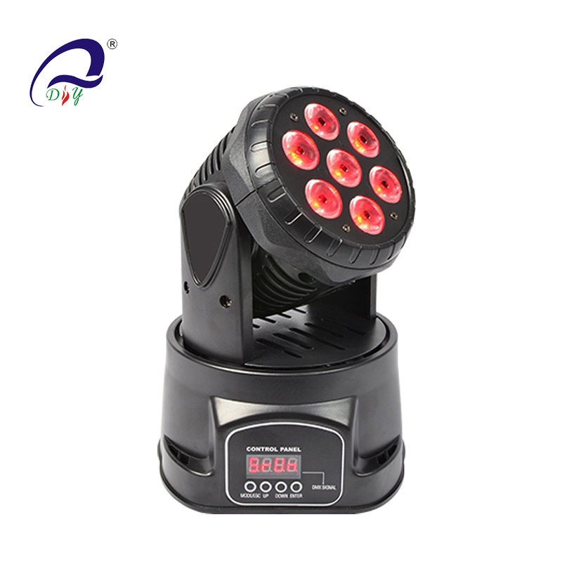 PL-14 7pcs*10W/15W LED Mini Washing Head Light