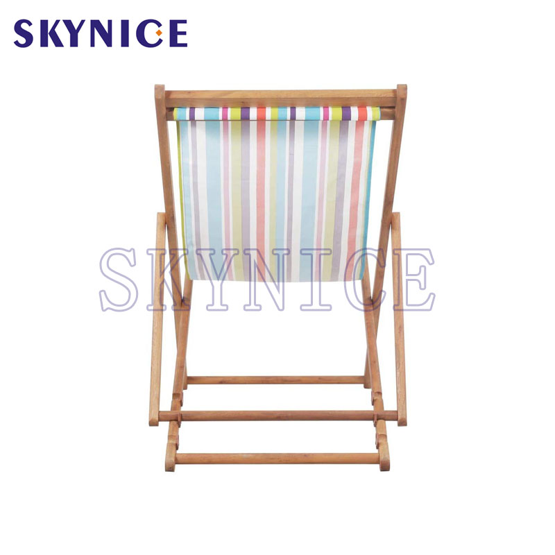 Sunshine Seaside Wooden Lounge Beach Chair