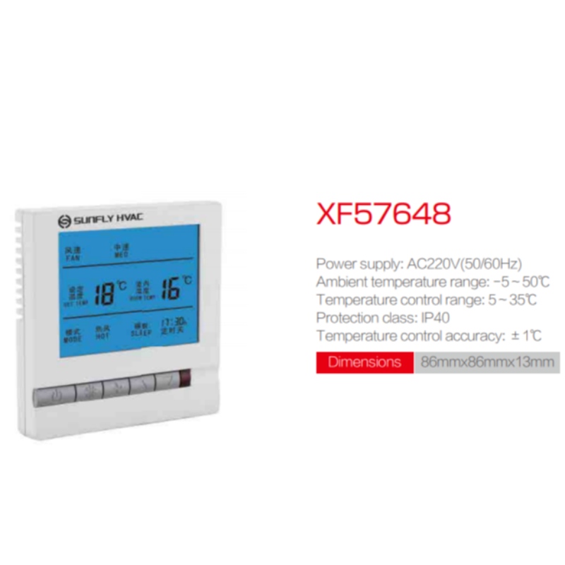 Sunflue XF57648 Regulator Switch Thermostat Digital Temperaturregulerings Digital Temperaturkontrol