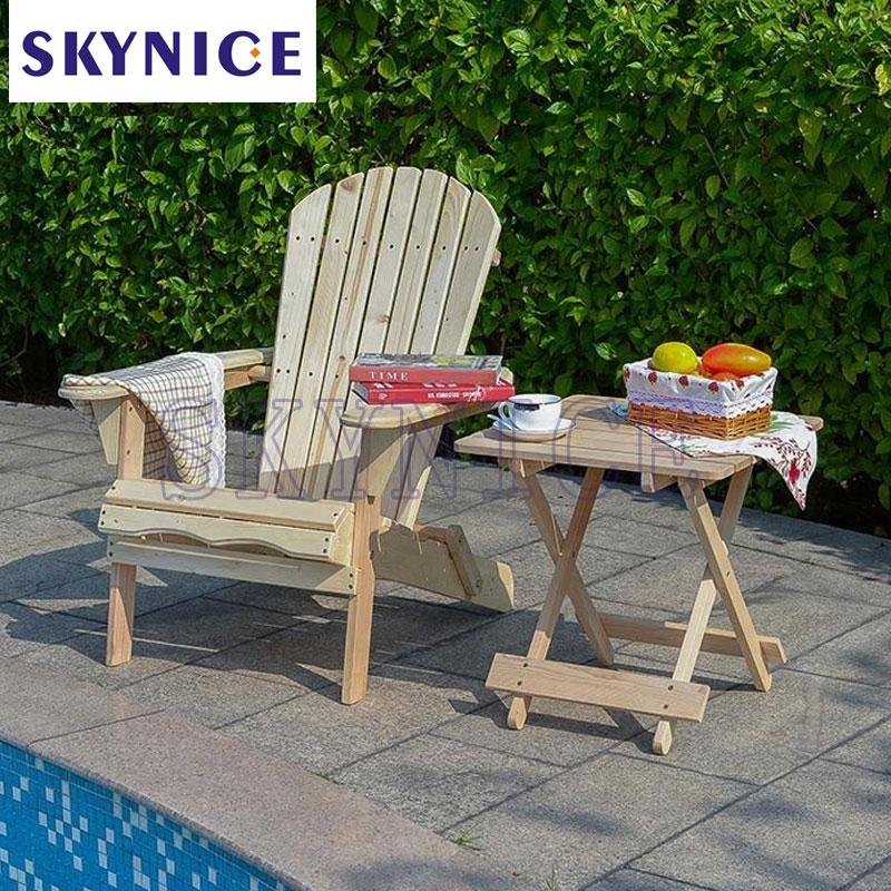 Garden Patio Wooden Folding Adirondack Formand