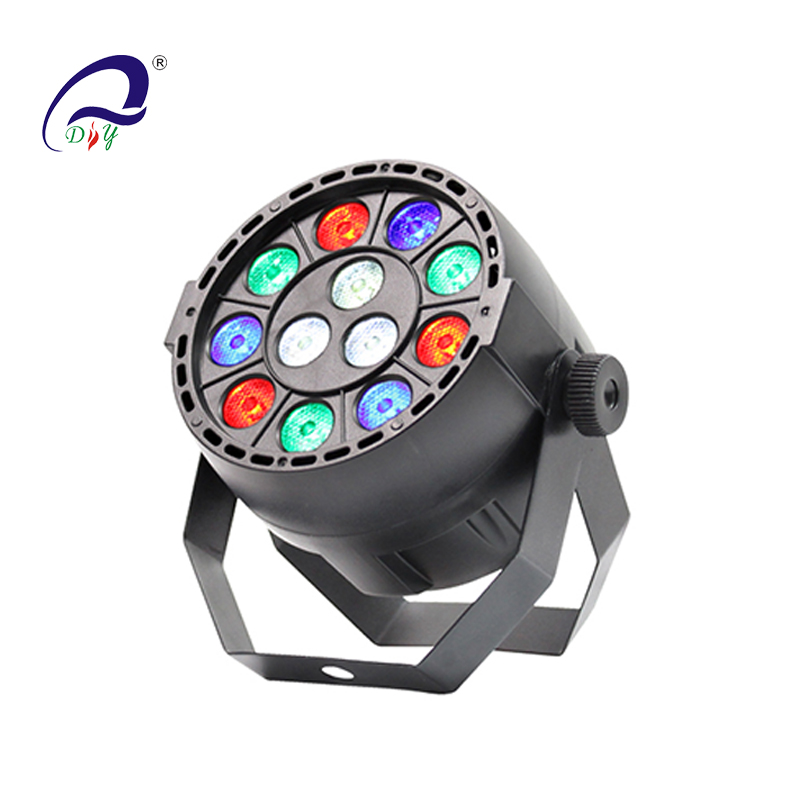 PL99A 12pcs RGB 3IN1 LED Par Light with Plastic Casestu Part
