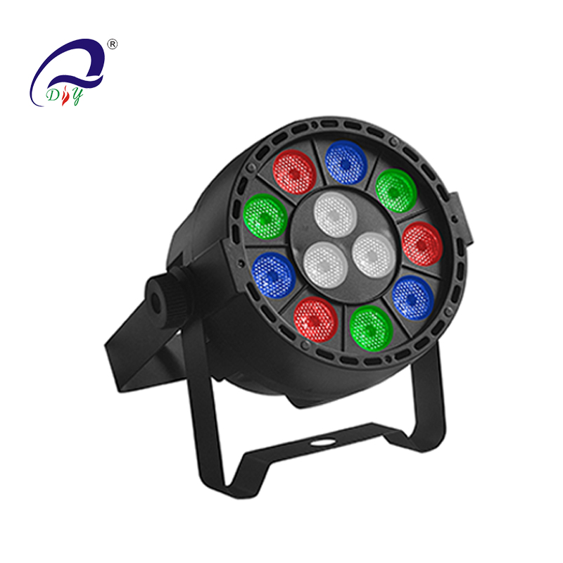 PL99A 12pcs RGB 3IN1 LED Par Light with Plastic Casestu Part
