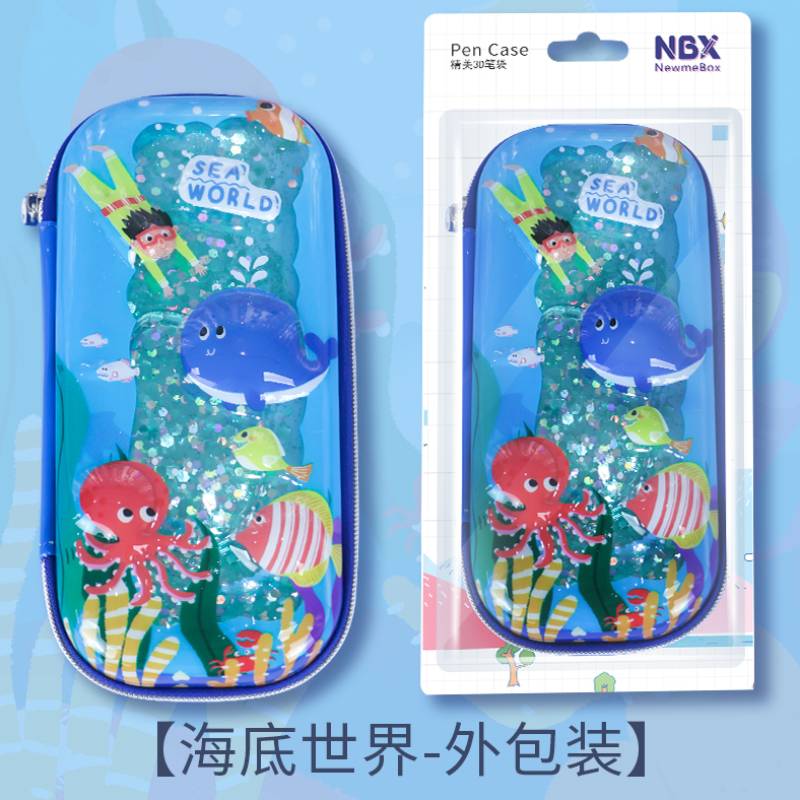 Højt kapacitets Glitter Skole Student Pencil Bag