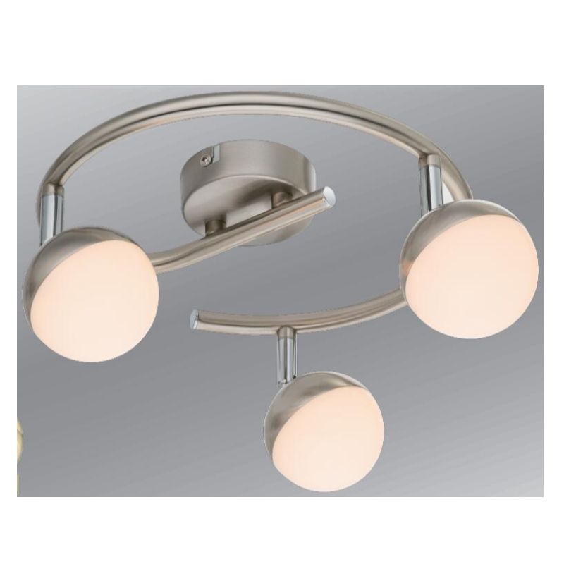 Højspændings-LED-spotlys-3 med halv kugle plastskærm