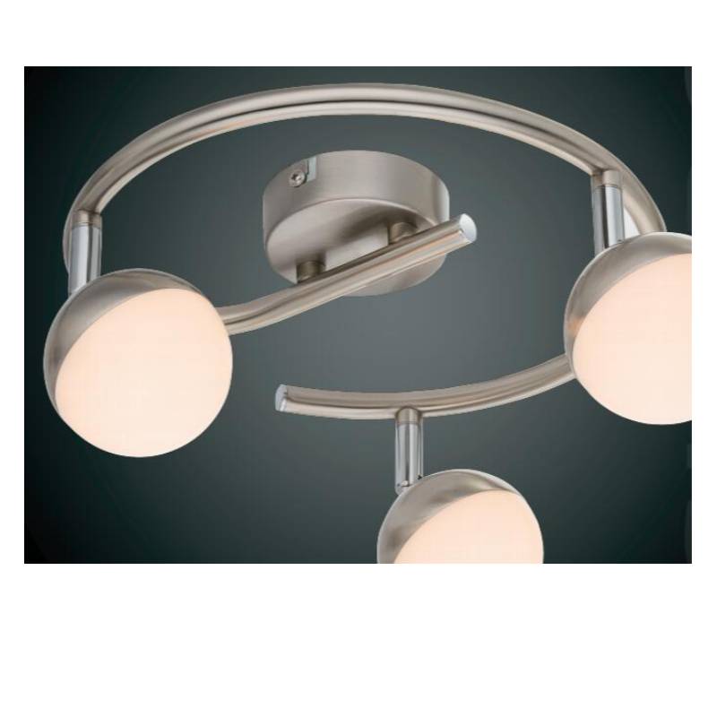 Højspændings-LED-spotlys-3 med halv kugle plastskærm