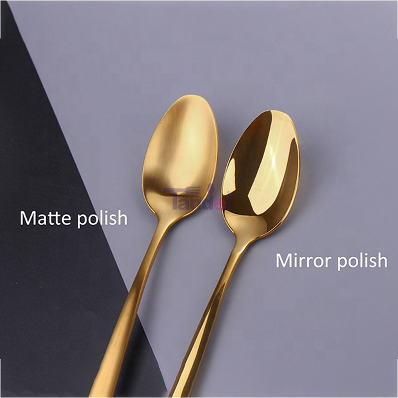 16\/20\/24 stk rustfrit stål guldbestik 16 20 24 stk bestik sæt med kasse