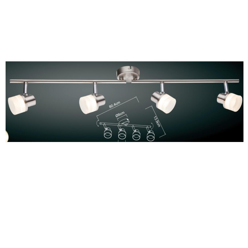 Højspændings-LED-spotlys-4 med cylinderplastskærm