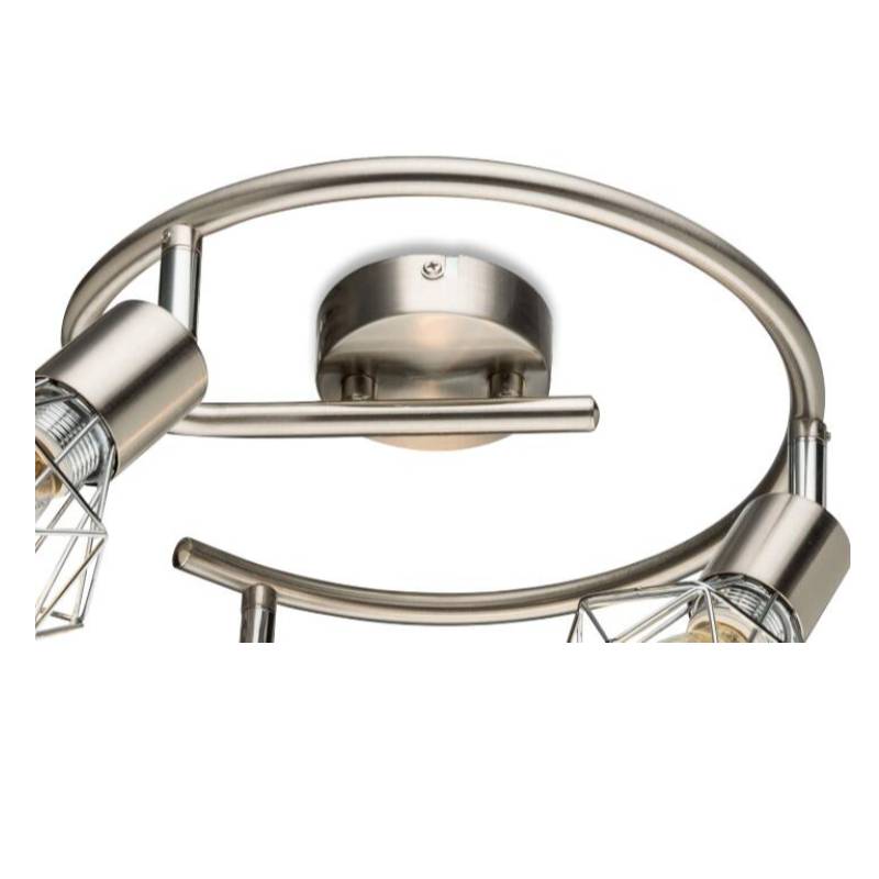 Spot lys-3 med metalnet skygge