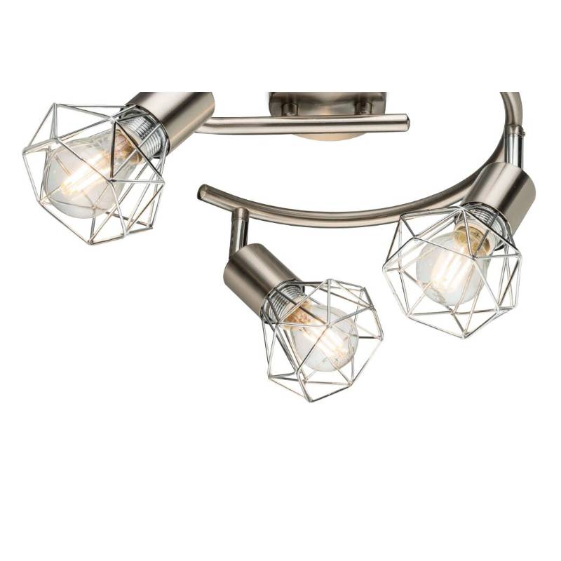 Spot lys-3 med metalnet skygge