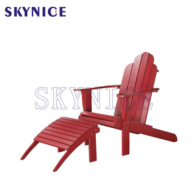 Have Beach Chair Wood Adirondack Chair with Foothward