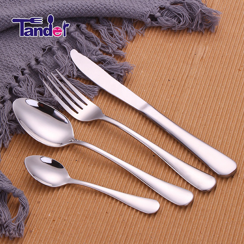 Spejle poleret af høj kvalitet Bordbestik af rustfrit stål