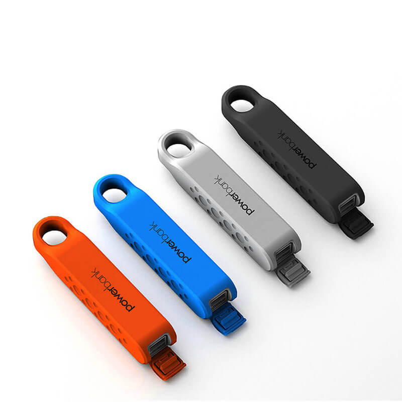 Ultra kompakt vandtæt Power Bank Mobile Charger med Key Chain