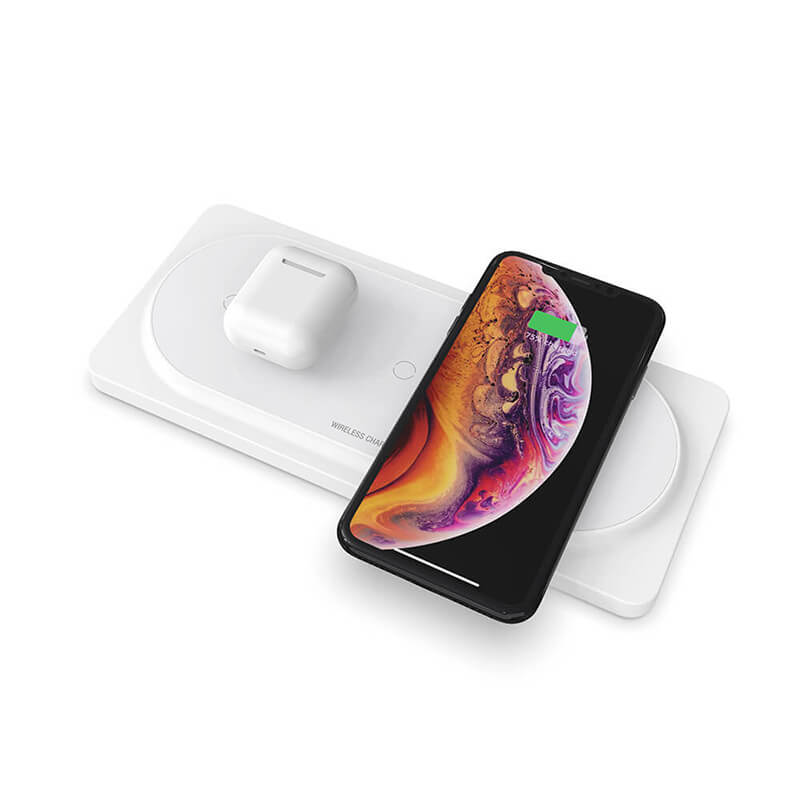 5 spoler 3 i 1 trådløs opladerplade