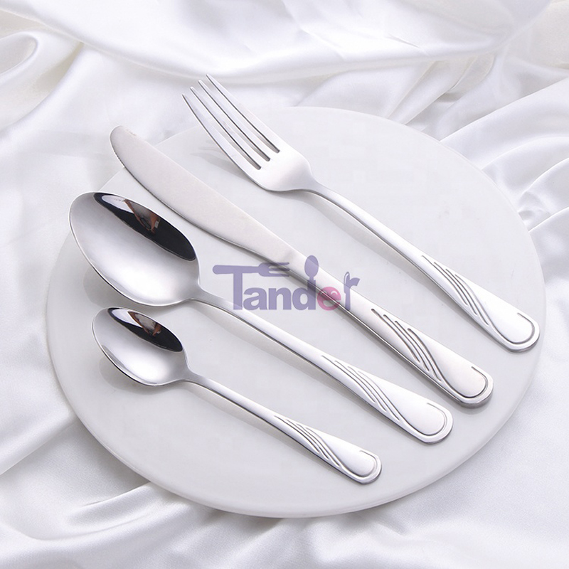 billige bestik sæt til bestik i rustfrit stål