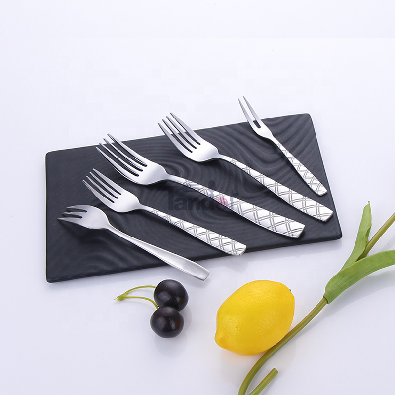 Linjemønster billigt 16pcs restaurant brugte hotelbestik