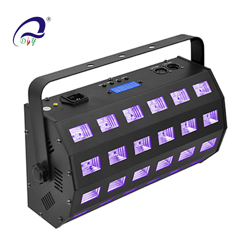 LED-UV24DMX LED UV-sort lys til disko og jul