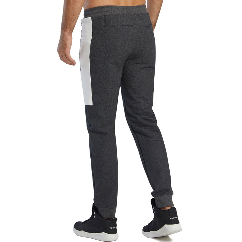 Mænd's Joggers Gym Elastisk close Working Bottom Athletic Pants med Zipper Pockets