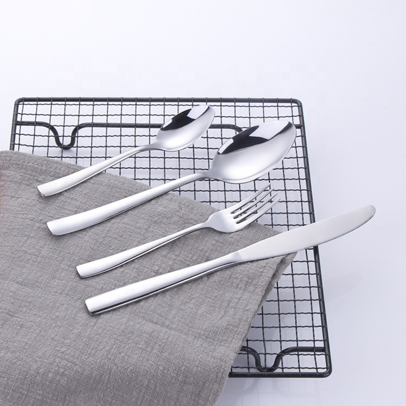 Morden 19 STK Simpelt \/ klassisk design spejl polsk metal spisestedsæt