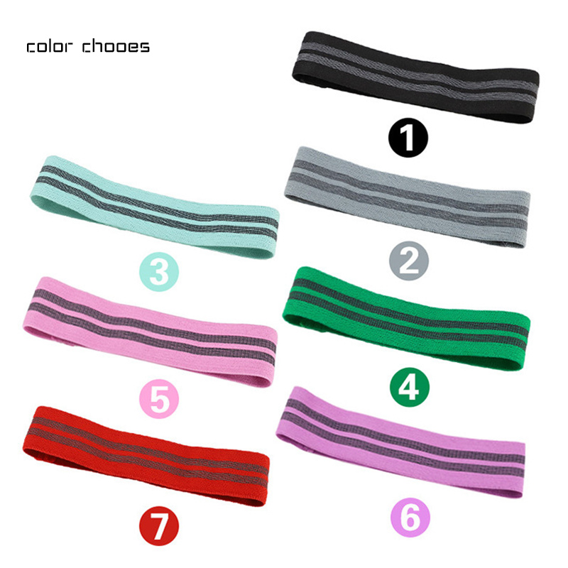 Farverigt Skridsikker modstandscirkel Hip Circle band hoftebånd