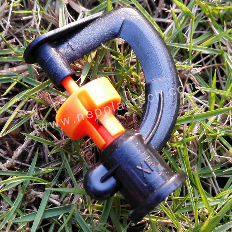 Orchard automatisk kunstvandingssystem mikro roterende sprinklere