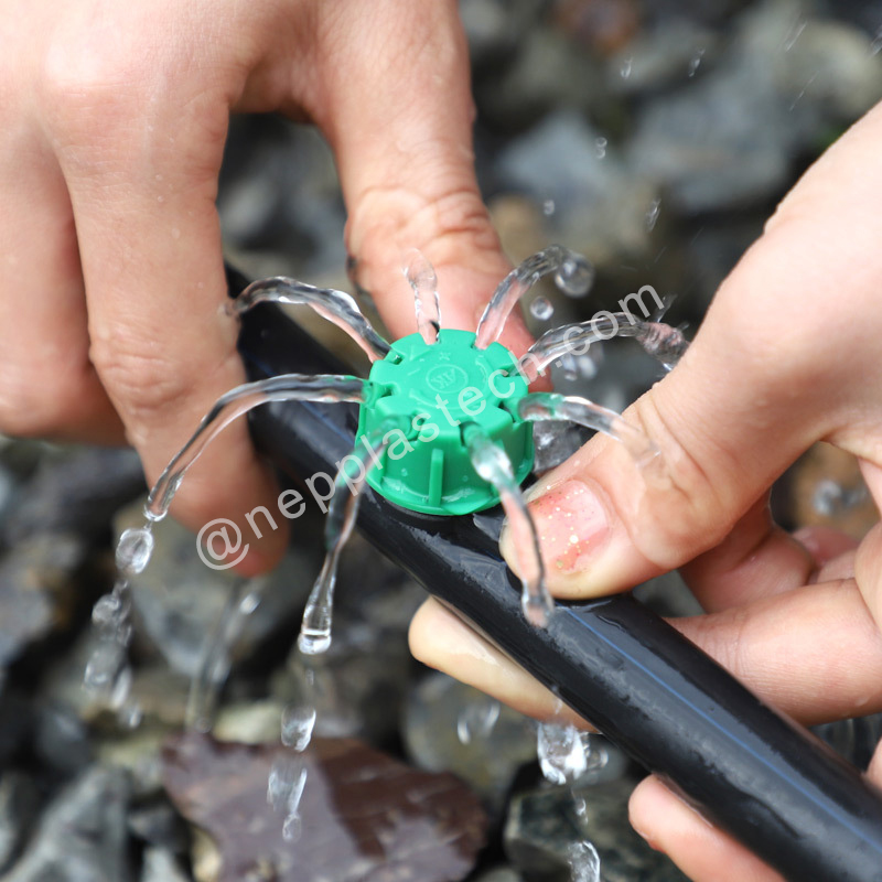 automatisk dryp irrigation emitter system justerbar irrigation inline drippers