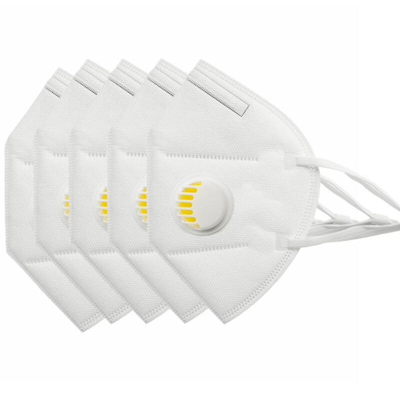 Inventar Hurtigleveringsmaske FFP2 KN95 med ventilmaske Støvmaske Beskyttelsesmaske