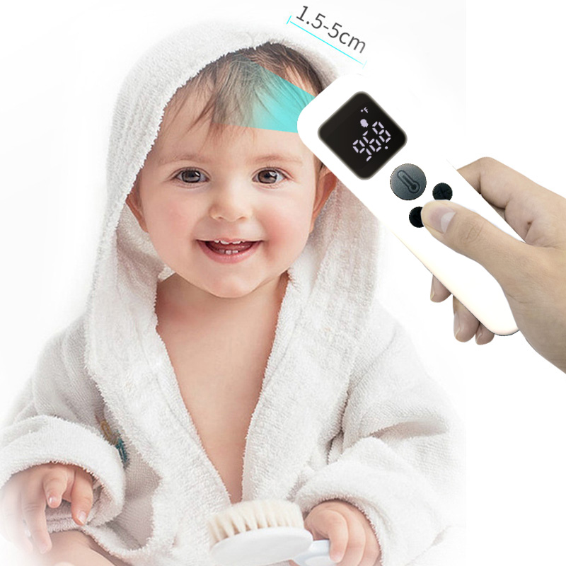 Infrarødt pande termometer til voksen, digitalt medicinsk infrarødt termometer ikke kontakt til feber pande termometro med CE godkendt til baby kid