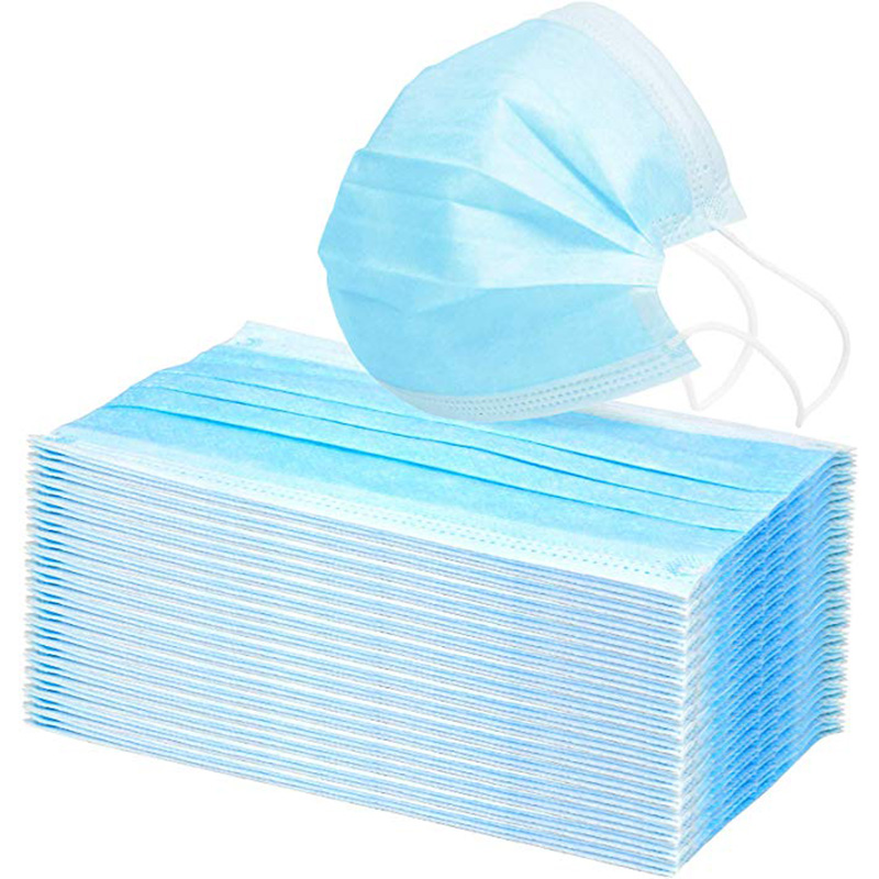 Ikke-vævet stof 3-lags engangsmasker