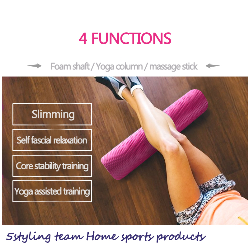 Yogasøjle 30\/45\/60 \/ 90cm fitness skumskaft seks hjørner fast flydende Pilates søjle