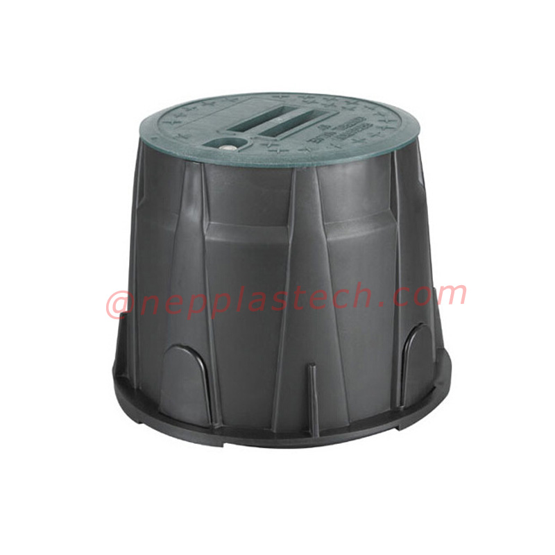 landskab sol auto kunstvandingssystem 6 10 12 tommer plastventil og vandmålerboks