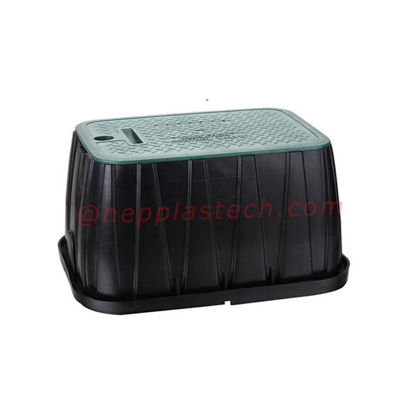 landskab sol auto kunstvandingssystem 6 10 12 tommer plastventil og vandmålerboks