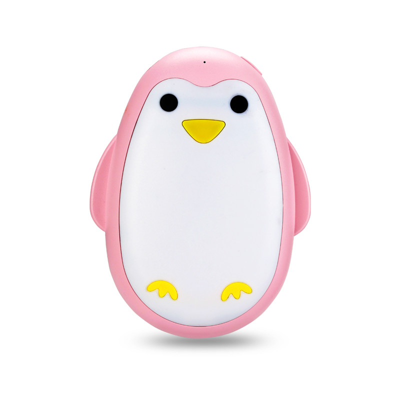 Bankhånd varmere vinterlomme farverig power bank 5200mAh håndvarmere