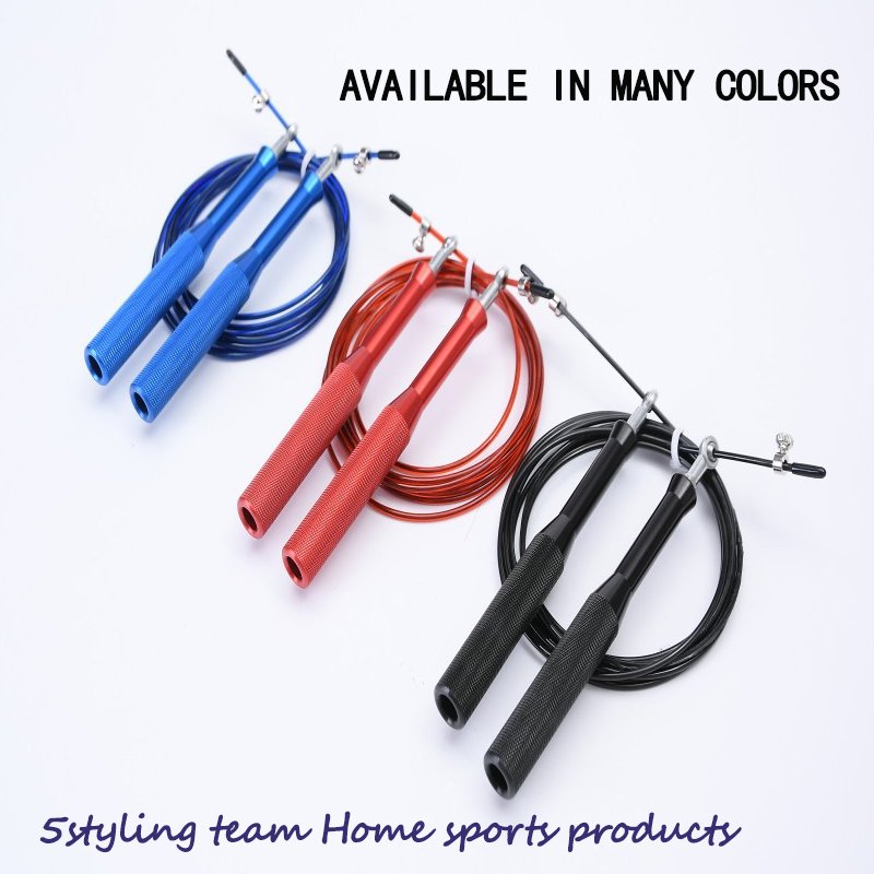 Fabriks direkte reb springer sport fitness bærende reb springer aluminium legeret håndtag ståltråd reb springer