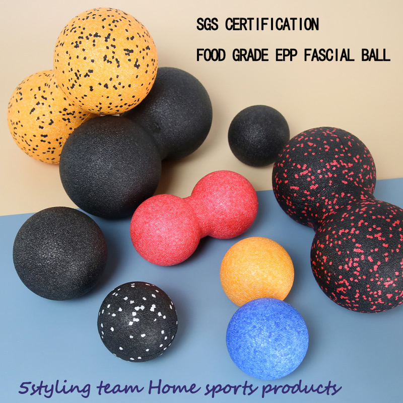 Jordnødde kugle, fasciakugle, EPP massagekugle, muskelafslapning, håndholdelse, yoga fitness bold, eneste afslapning, cervikal rehabilitering