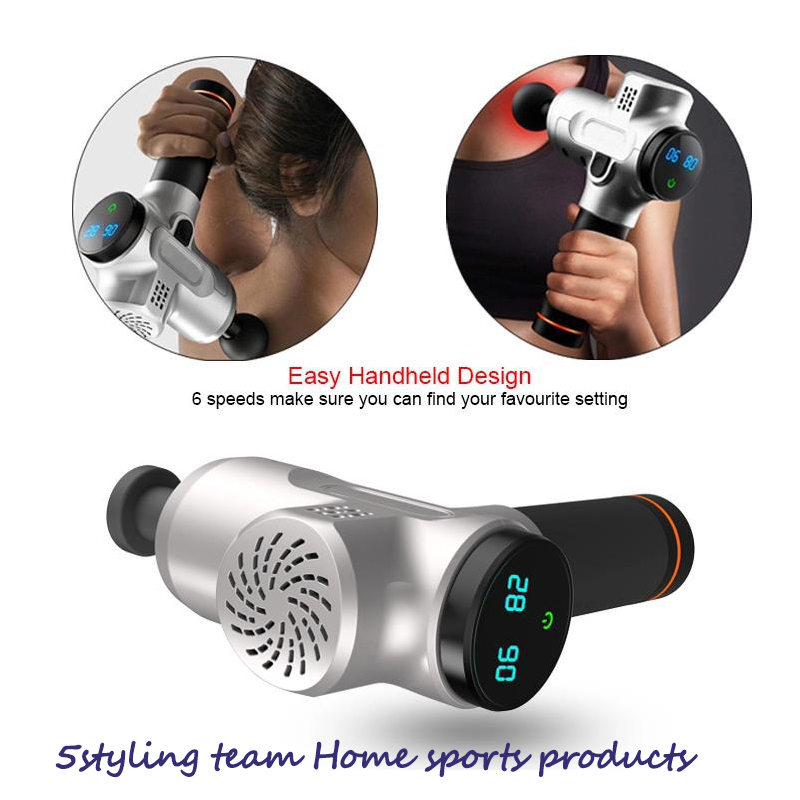 Dyb muskel afslappende fassil pistol til husholdningsbrug elektrisk massagepistol OEM fitness massagepistol