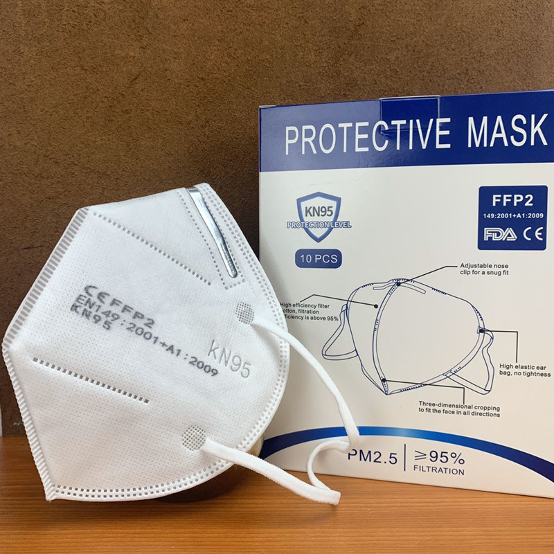 Kn95 Ansigtsmaske Antivirus Engangsstøv Ansigtsmaske Engangsbeskyttelsesmaske Beskyttelse Kn95