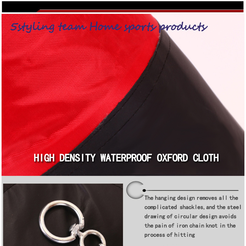 Zoomboo fire lags tykt, hult boksesandbag \/ Sanda sandbag \/ Taiquan \/ Taekwondo kampsport